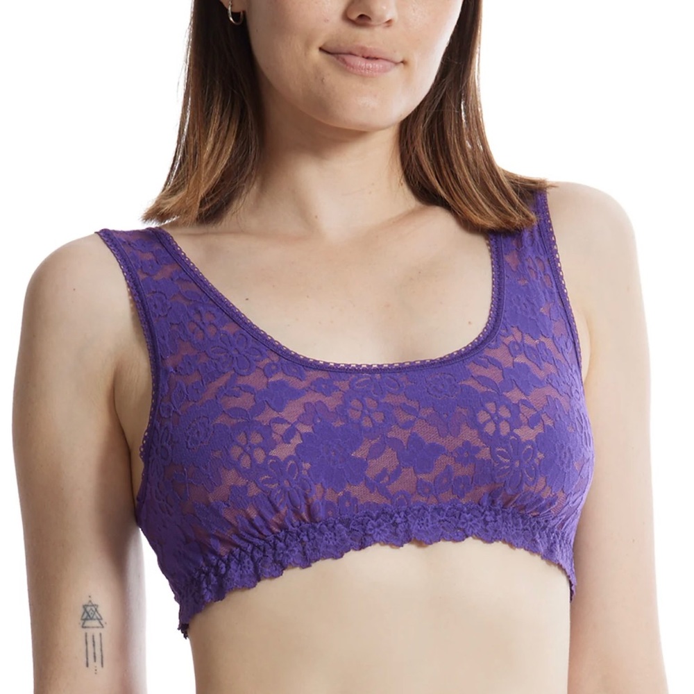 Hanky Panky Daily Lace Scoop Neck Lined Bralette